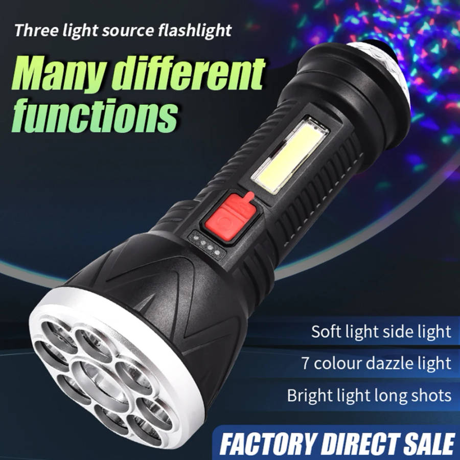 Flashlight Magic ball Stage Lamp Multifunctional Torch