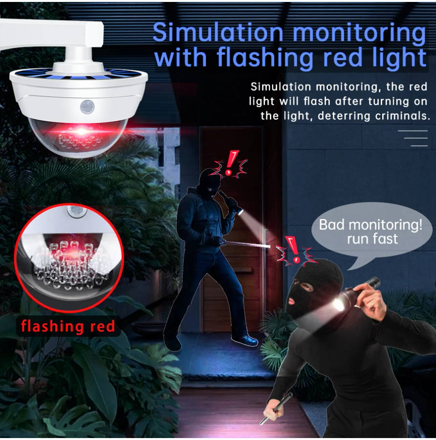 Solar Light with PIR Motion Sensor Detection