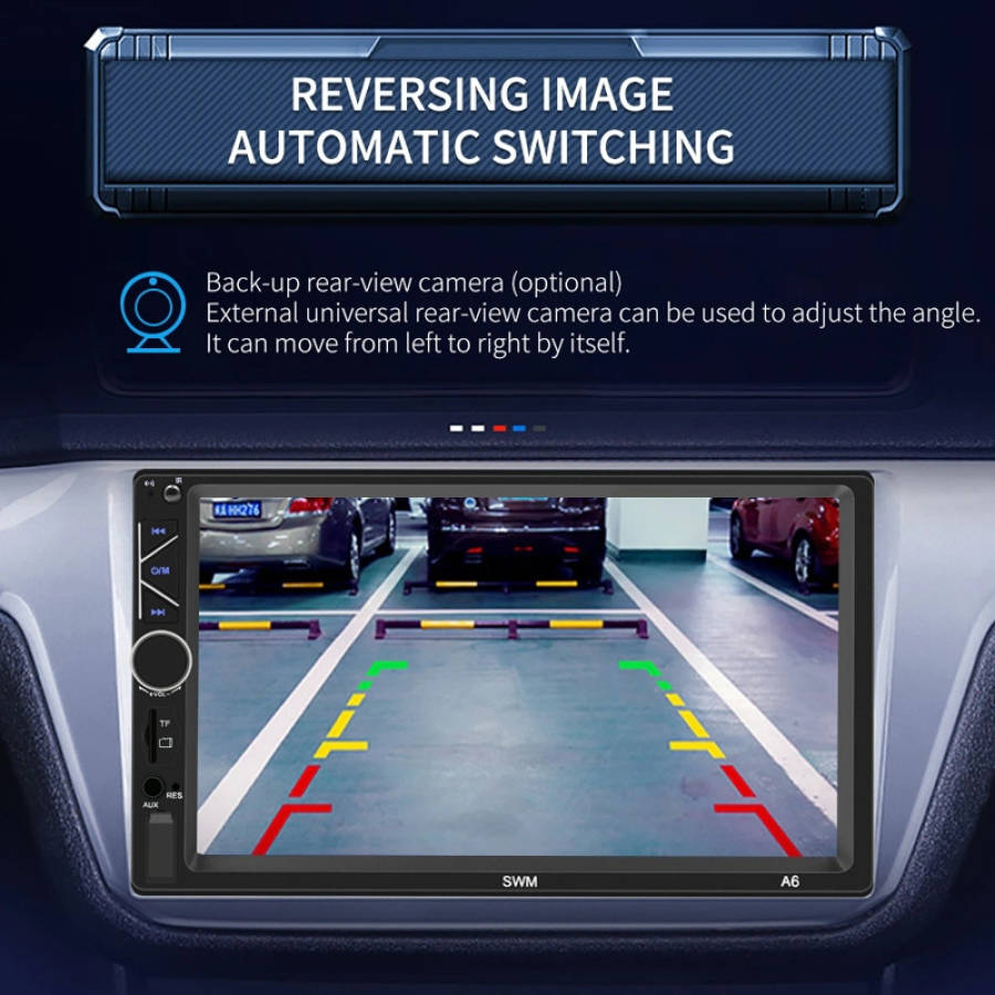 A6 7 inch Universal Car Radio Receiver MP5 Player, Support FM & Bluetooth & Phone Link