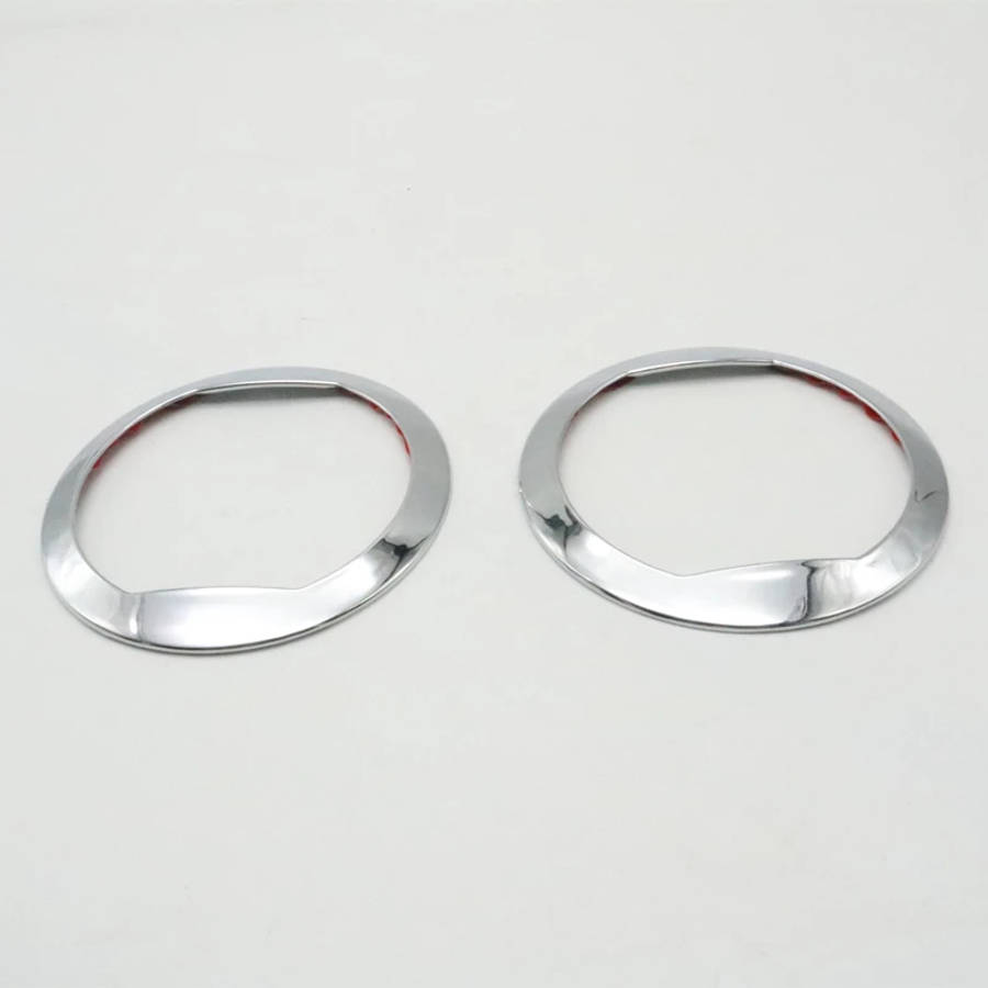 2 PCS For Chevrolet AVEO Chrome Air Conditioning Outlet Decorative Cover Dash A/C Vent Trim Ring