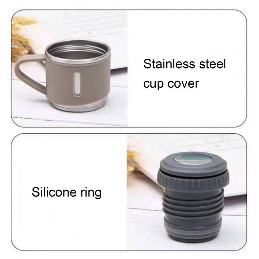 Thermo vacuum insulated flask bottle with cups - 500ml