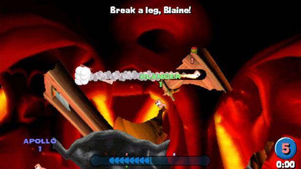 Worms: Open Warfare (PSP)