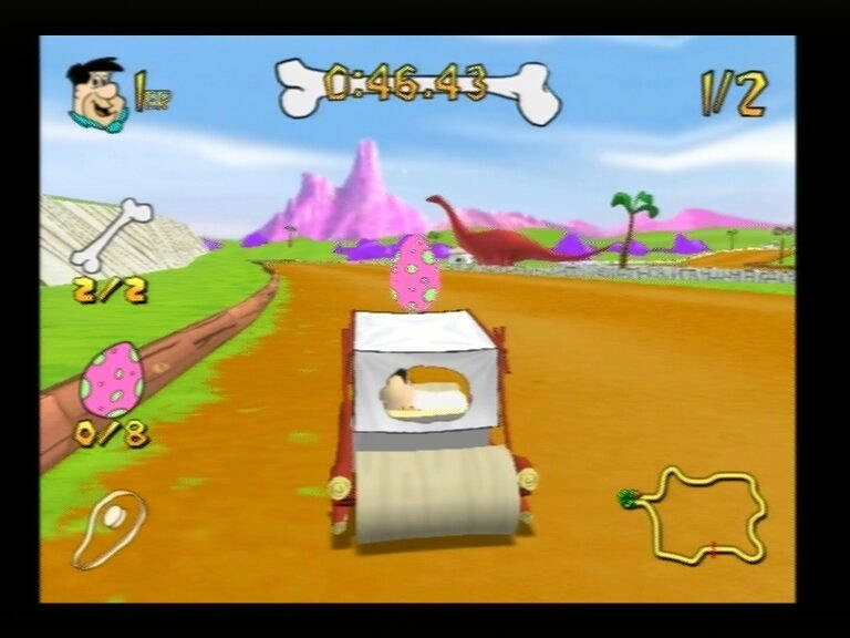 The Flintstones: Bedrock Racing (PlayStation 2)
