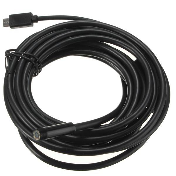 6 LED 7mm Lens IP67 USB Android Endoscope Borescope Tube Snake Camera for Android Phone and PC