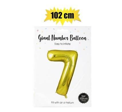 Gold Helium Balloon, 7