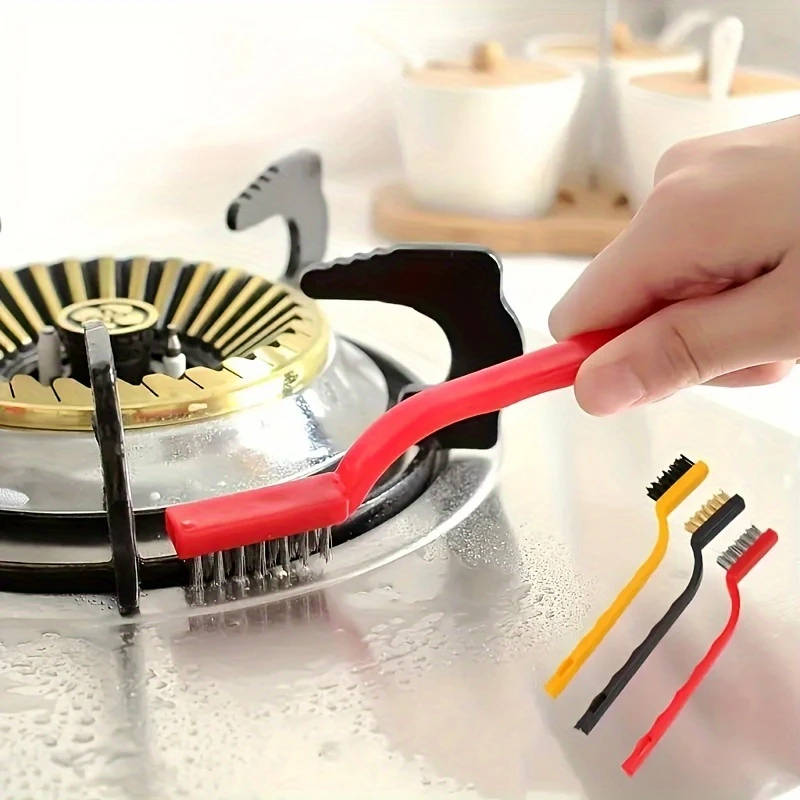 Wire-brush set mini 3 Piece small blister