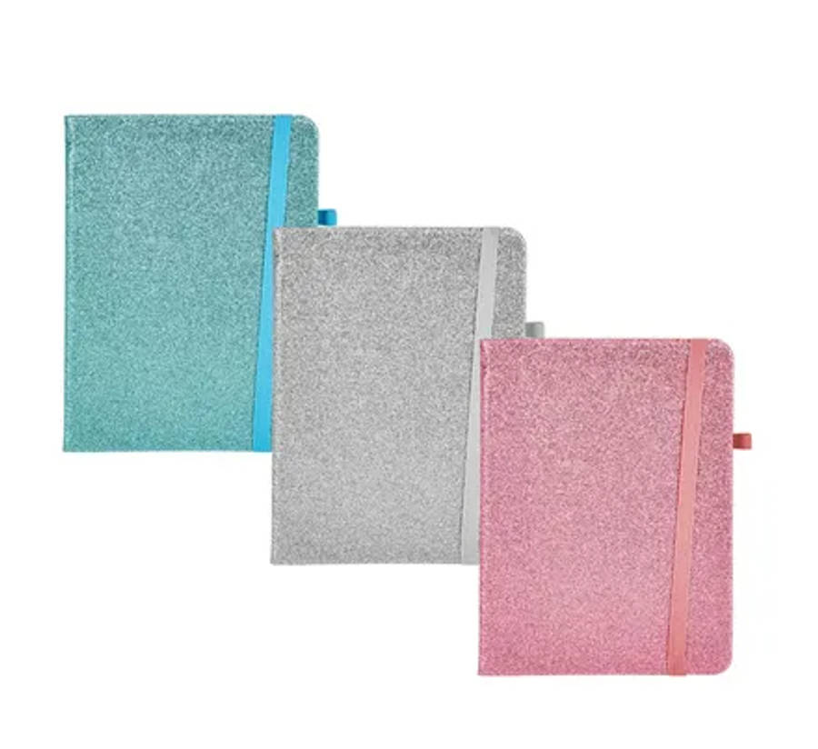 Novelty Glitter Notebook A5, 80-pages