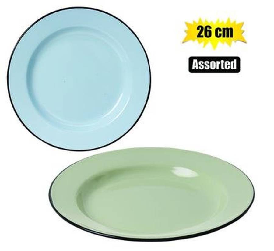 Plate enamel 26cm dinner (Bongi)