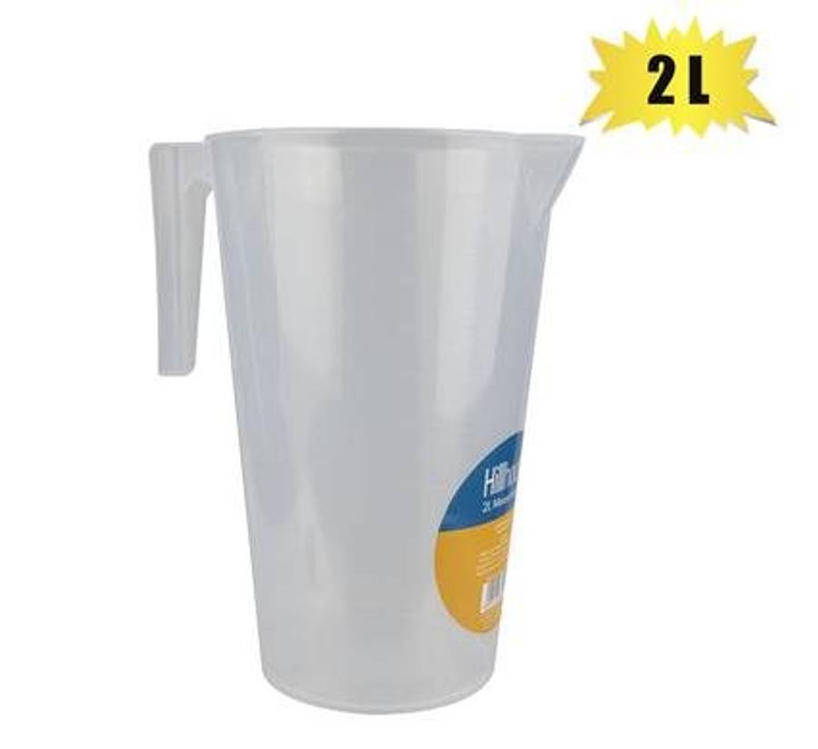 MEASURING-JUG PLASTIC 2.00L HILLHOUSE
