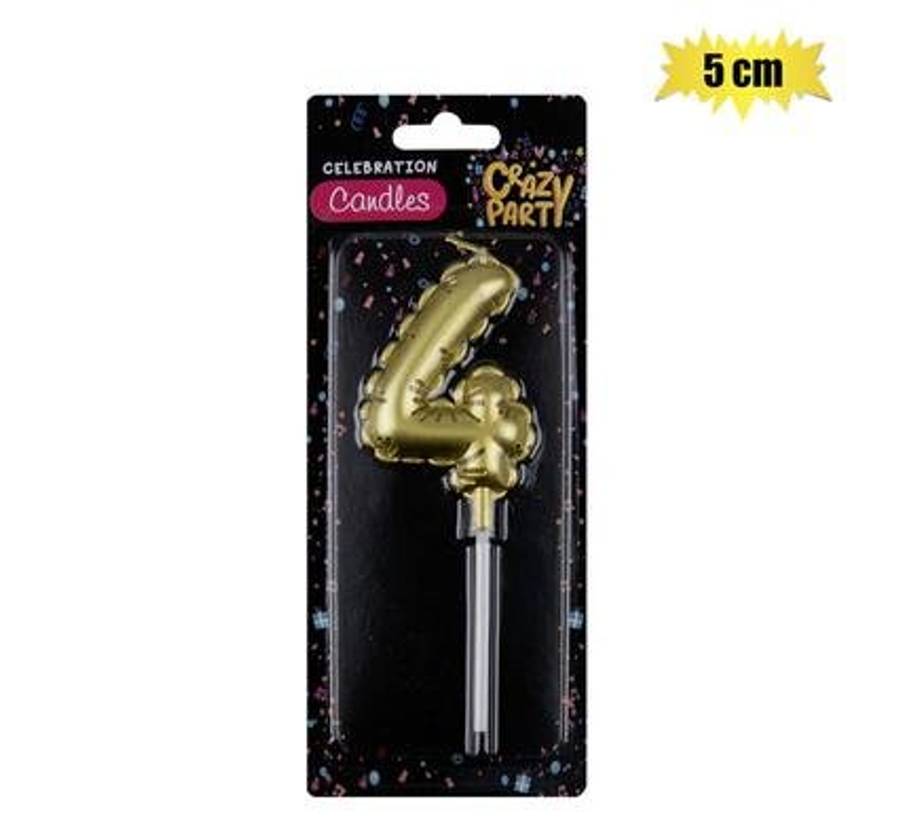 Birthday Candle, Balloon Number, 5