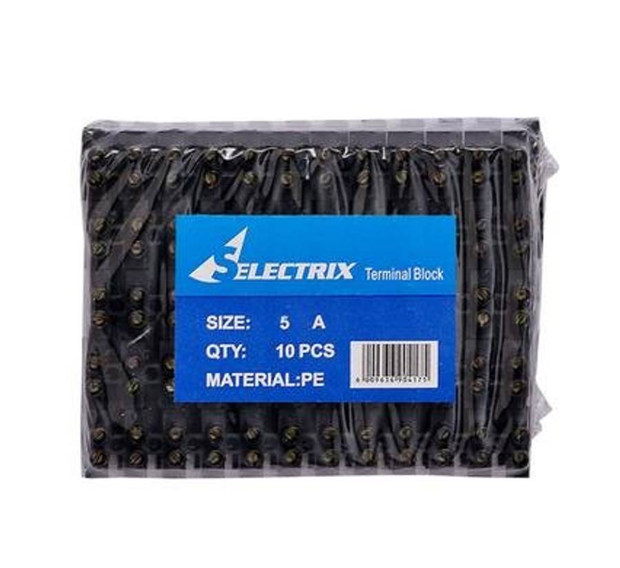 Strip-connect 5amp 12-way black bulk