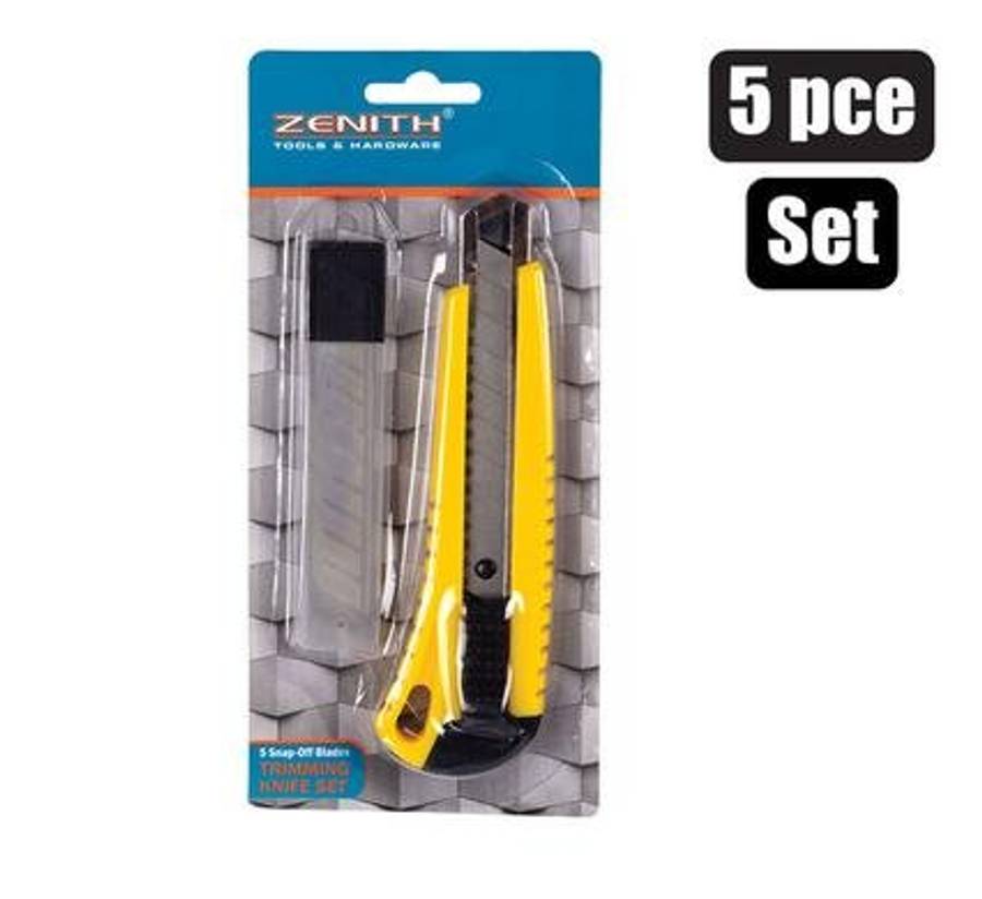 Knife 20mm snapoff+5 Piece metal blades