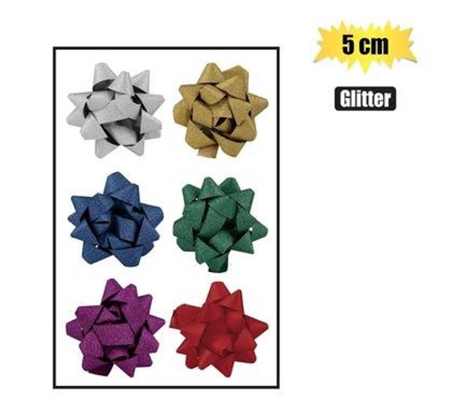 Glitter Finish Bow 5cm