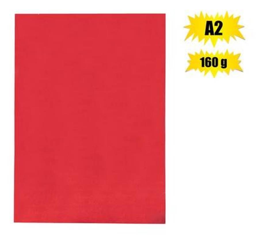 Project Art Paper-red Brights A2