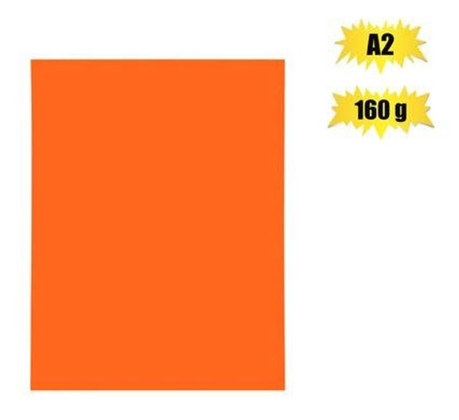 Project Art Paper-orange Brights A2