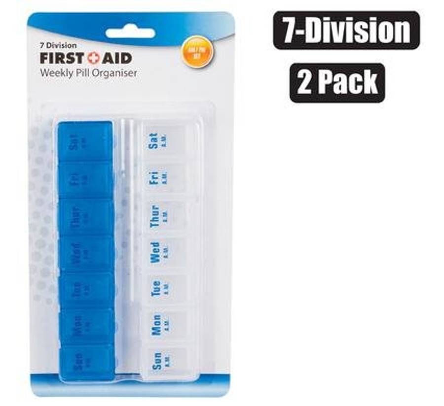 Pill-reminder 7-divisions pack-2
