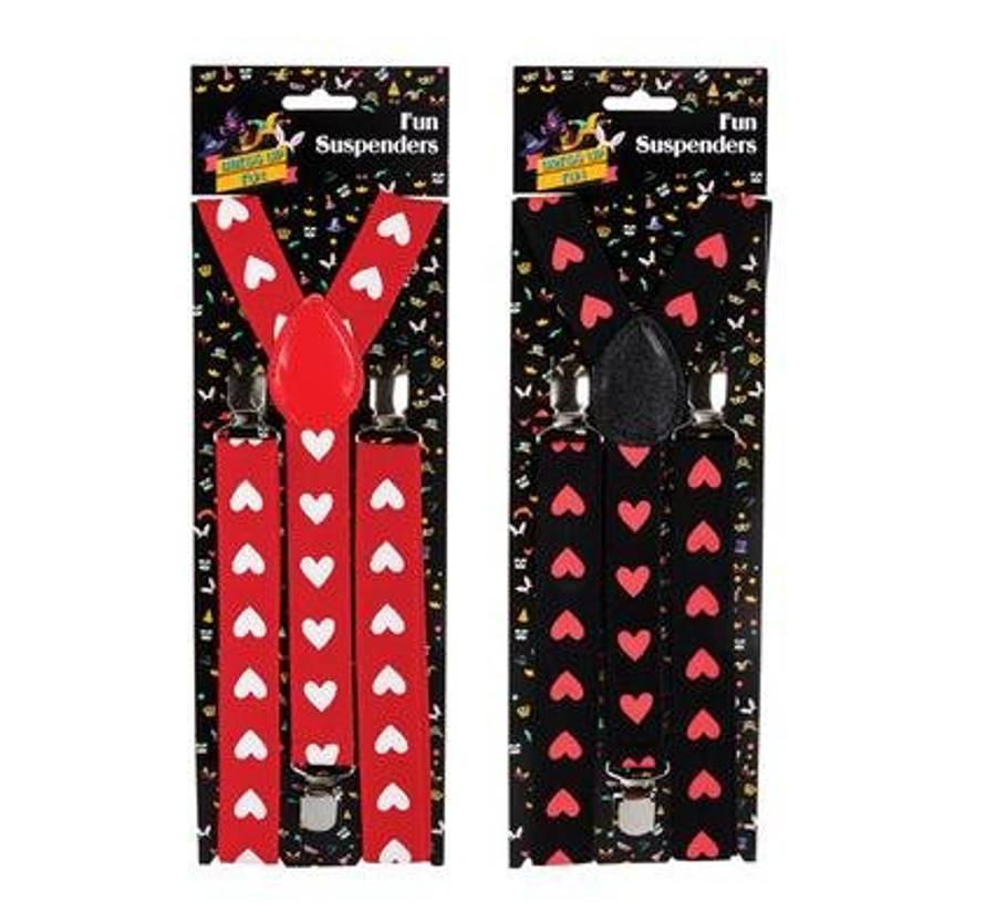Dress up suspenders hearts ast
