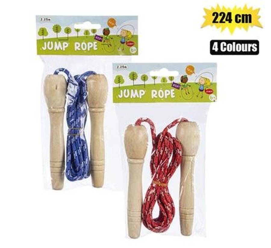 Skipping Rope with Wooden Handles, 2.2m