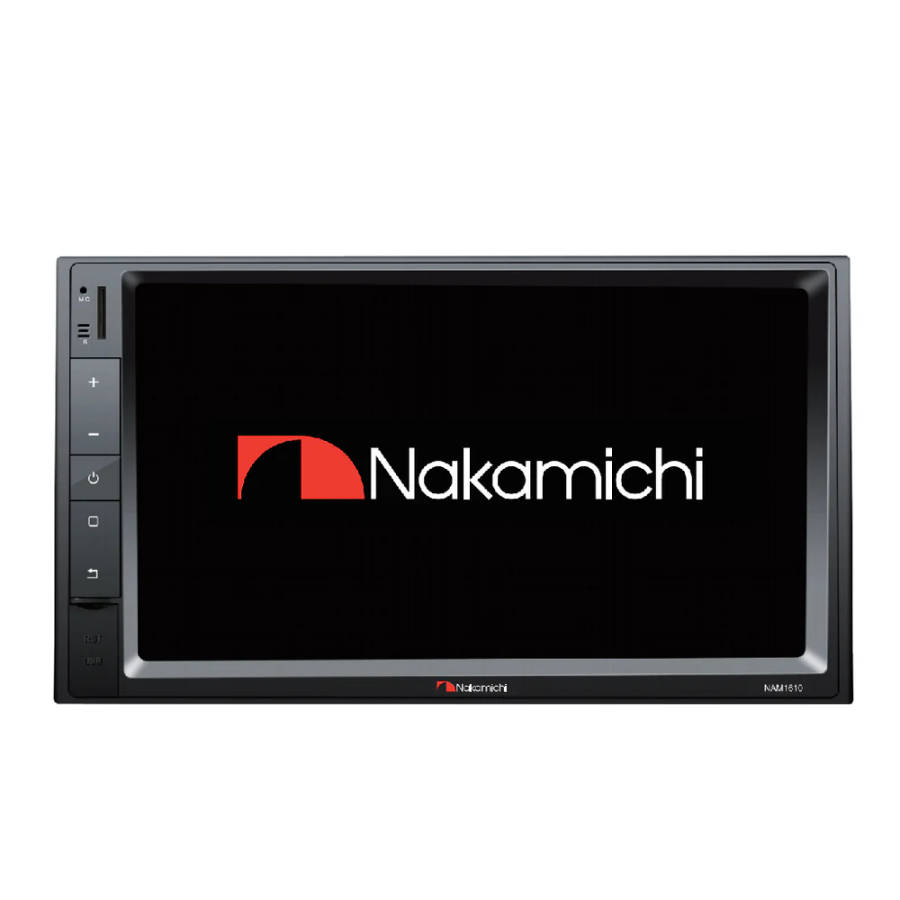Nakamichi NAM-1610 Double Din 7" Media Player Bluetooth/Usb
