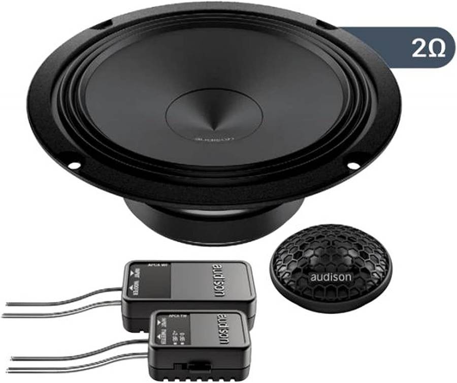 Audison APK 165 2 Prima Series 300 Watts 6.5 inch 2-Way Component Split System