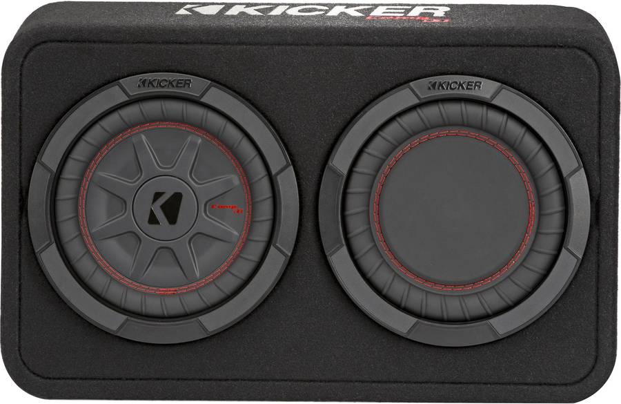 Kicker 48TCWRT82 Slim 8" Subwoofer 600 Watts  With Enclosure