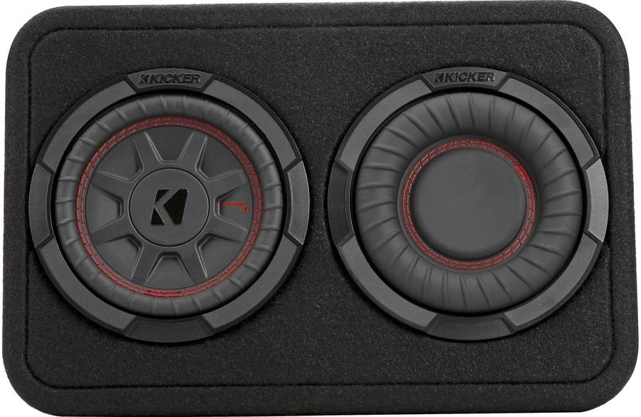 Kicker 48TCWRT672 Slim 6.75 inch Subwoofer 300 Watts  With Enclosure