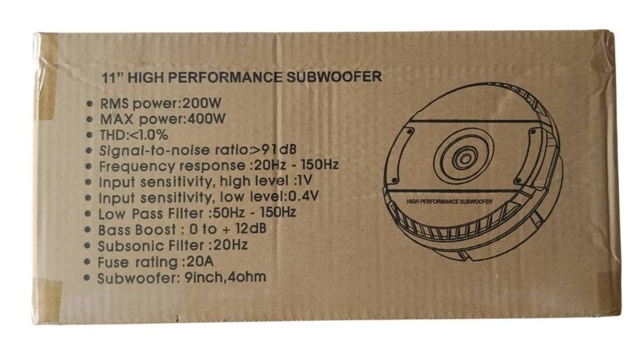 Starsound SSW-HUB-OEM 11 400w/200rms OEM Design Spare Wheel Subwoofer