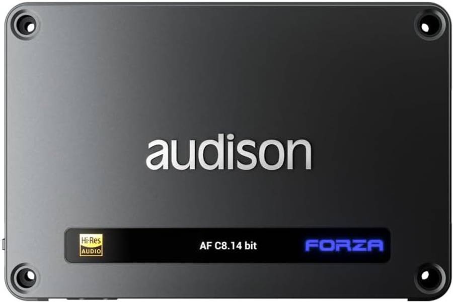 Audison AF-C8.14-bit 8-Channel Amplifier with 14-Channel DSP 800 Watts