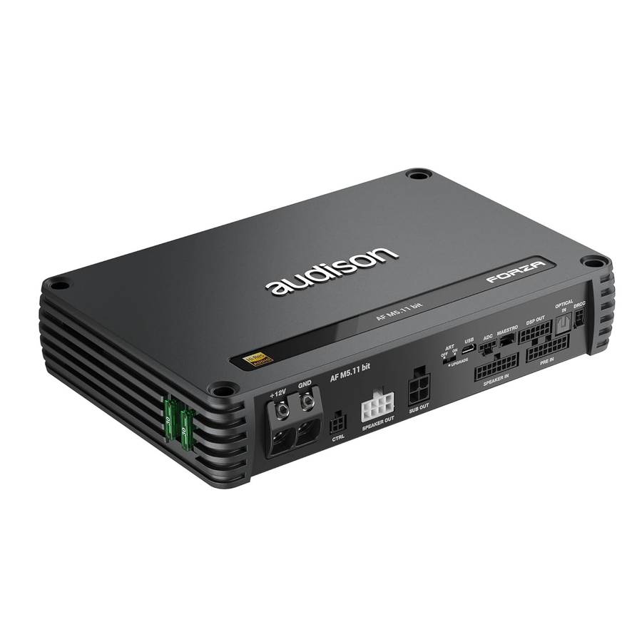 Audison AF-M5.11-bit 1200W 5-Channel Amplifier with 11 Channel DSP