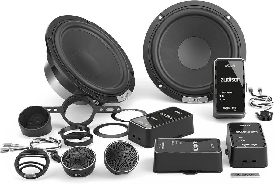 Audison Voce AVK 6 S II  6.5 inch 250Watt 2-Way Component System