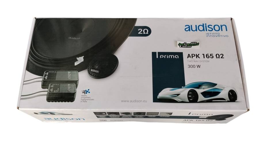 Audison APK 165 2 Prima Series 300 Watts 6.5 inch 2-Way Component Split System