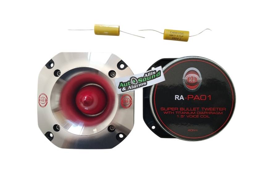 Reference Audio RA-PA01 (Set) 4 inch Super Bullet Tweeters 100 Watts Rms