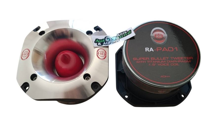 Reference Audio RA-PA01 (Set) 4 inch Super Bullet Tweeters 100 Watts Rms