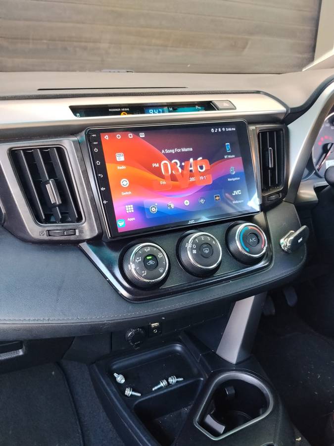 Toyota Rav 4 2013-2017 (JVC) Oem Replacement Radio 9 inch Android Auto/Apple Car Play
