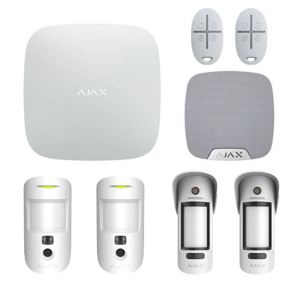 Kit# 16. Ajax Hub 2 Plus Indoor & Outdoor Alarm