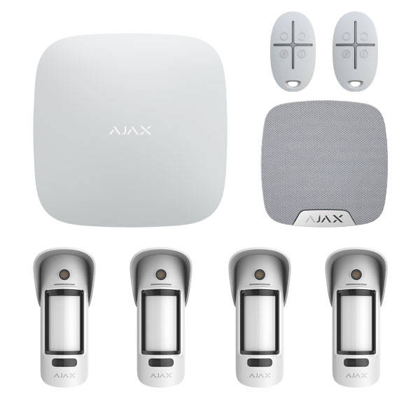 Kit# 07. Ajax Hub 2 Plus Outdoor Alarm
