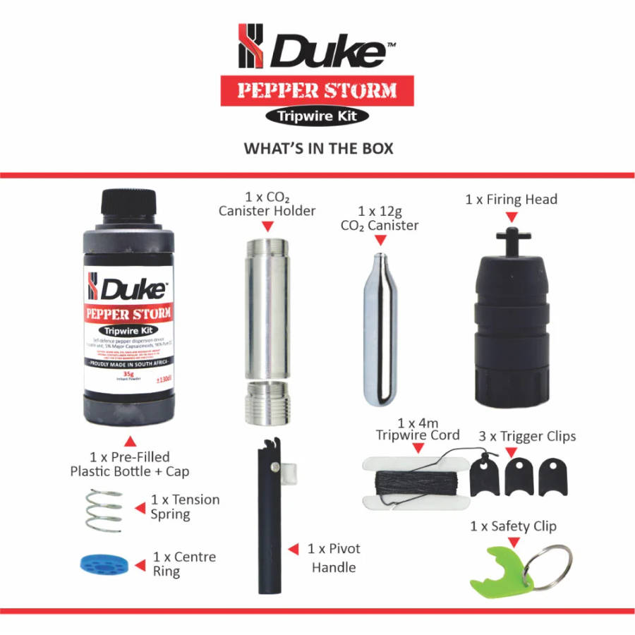 Duke Pepper Grenade Tripwire Kit