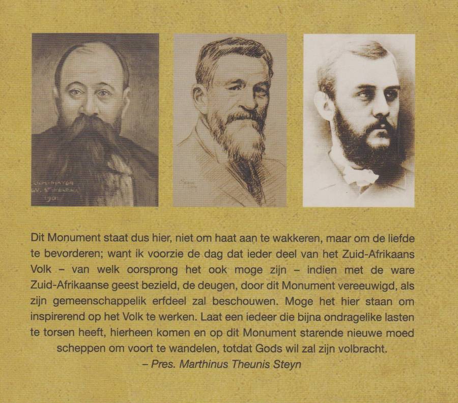 Die Nationale Vrouemonument. Honderdjarige Herdenking - Van Bart, Martinus (ed)