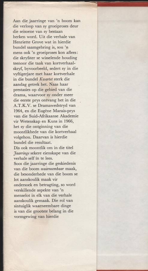 Jaarringe: 12 Kortverhale - Grove, Henriette