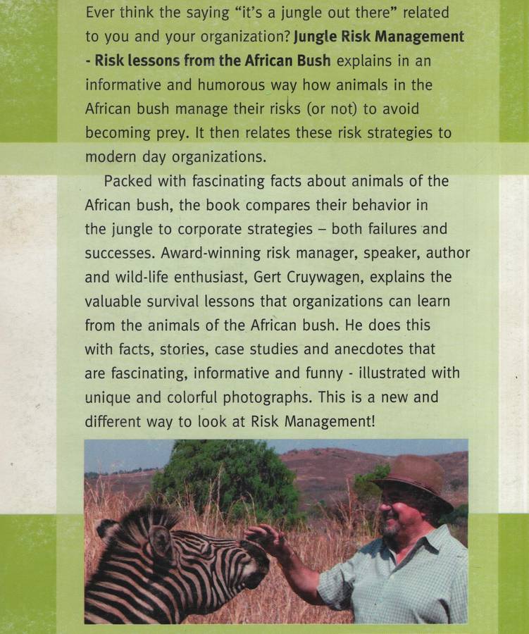 Jungle Risk Management: Risk Lessons from the African Bush - Cruywagen, Gert