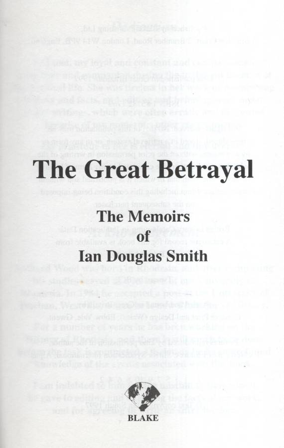 The Great Betrayal - Smith, Ian Douglas