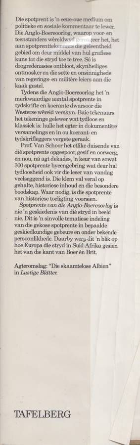 Spotprente van die Anglo-Boereoorlog - Van Schoor, M. C. E.