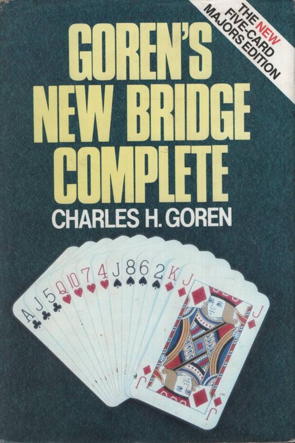 GORENS NEW BRIDGE COMPLETE HC DJ 2H - GOREN,C
