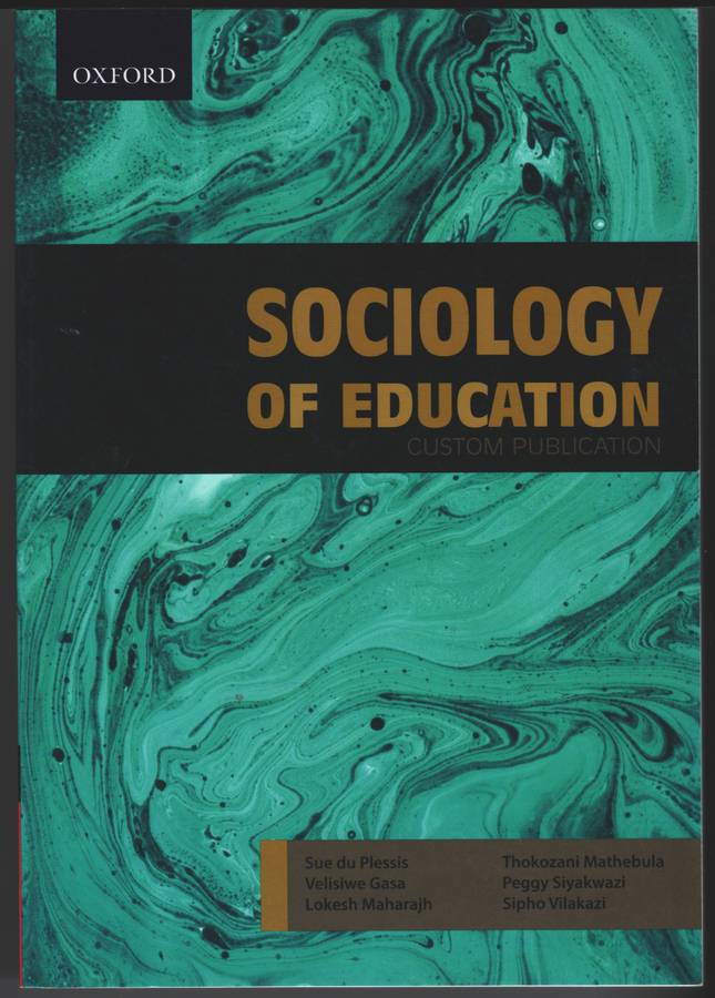 SOCIOLOGY OF EDUCATION - DUPLESSIS,S