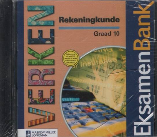 Verken Rekeningkunde: Gr 10: EksamenBank CD-ROM - GRADE-10
