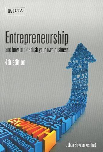 Entrepreneurship and how to establish your own business - STRYDOM,J - 9780702189203