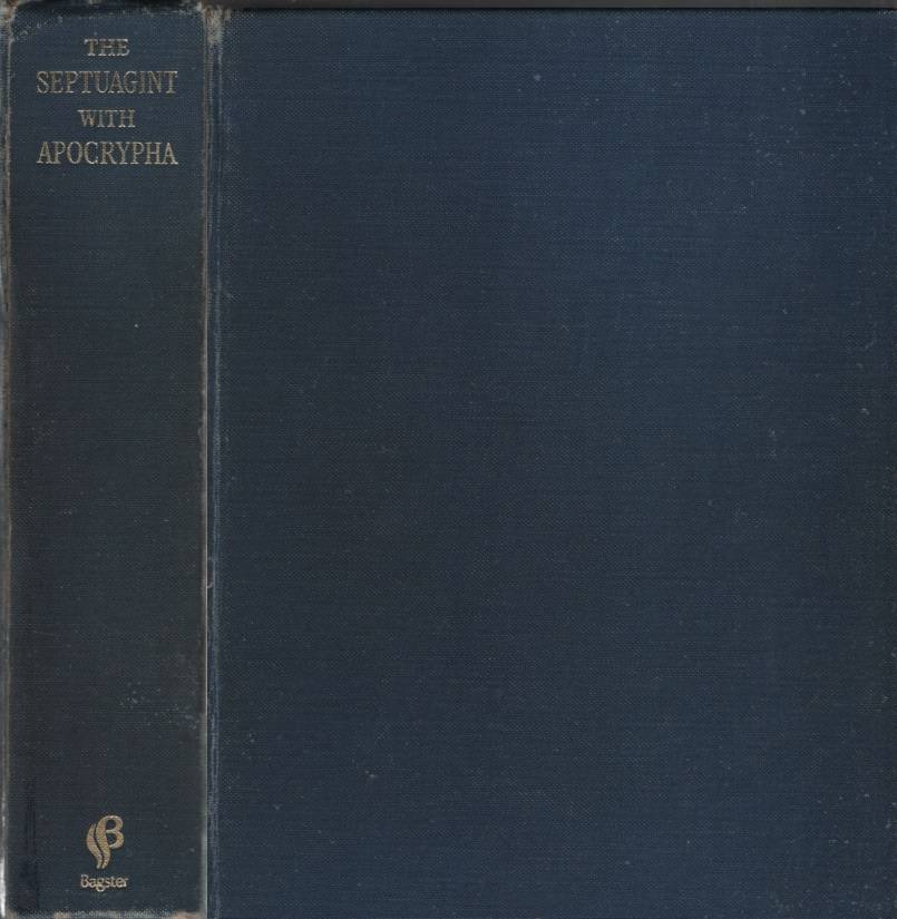 Septuagint with Apocrypha. Second-hand SECONDHAND - Anon