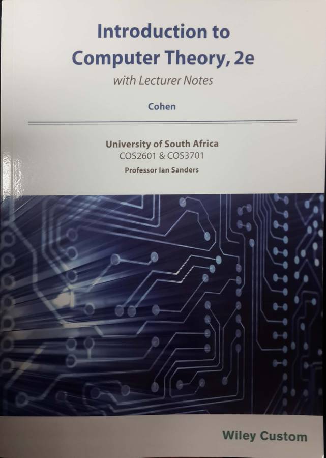 COMPUTER THEORY CUSTOM 2ED WITH LECTURE SECONDHAND - COHEN