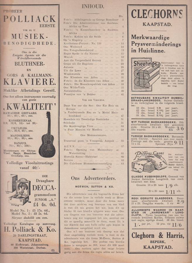 Die huisgenoot 17 September 1926 SECONDHAND - Huisgenoot