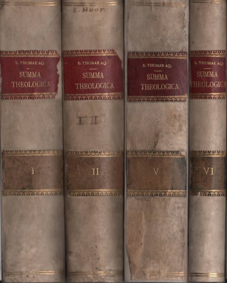 SUMMA THEOLOGICA VOL I II V VI HC 2H - AQUINAS,T